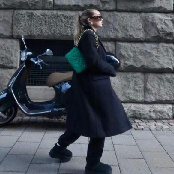 Zara Oversized Wool Blend Coat Size - Picture 9 of 16